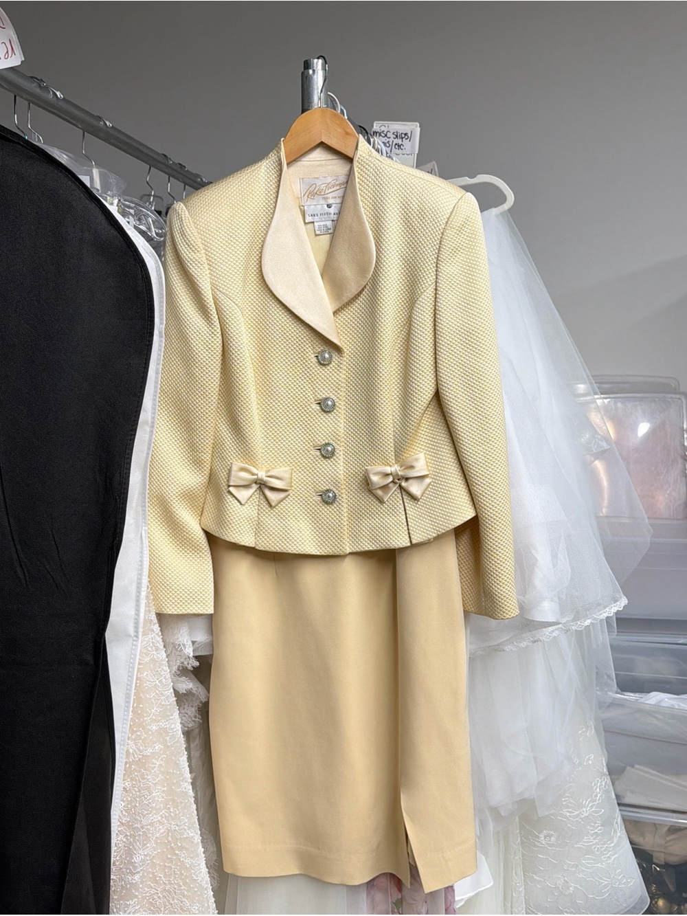 Size 10 Rickie freeman for saks fifth avenue jacket/slip dress